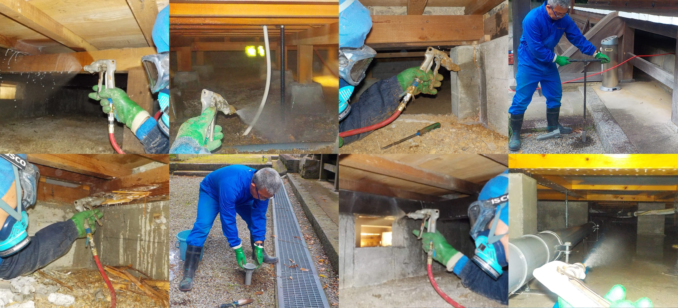 現場で作業するスタッフ
